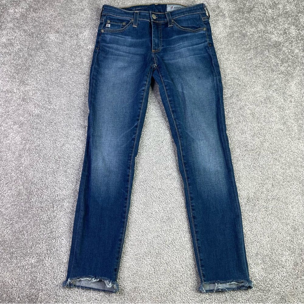 Ag Adriano Goldschmied The Legging Ankle Jeans Women's 26 Blue Skinny Low Rise